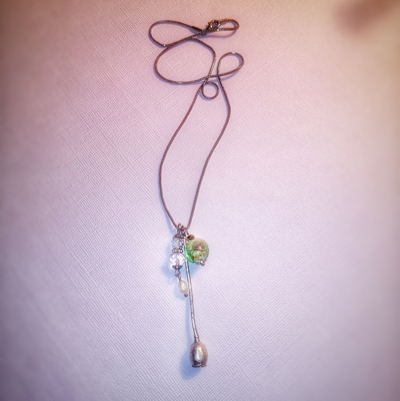 Handmade mixed charm necklace - Picture 2 of 6